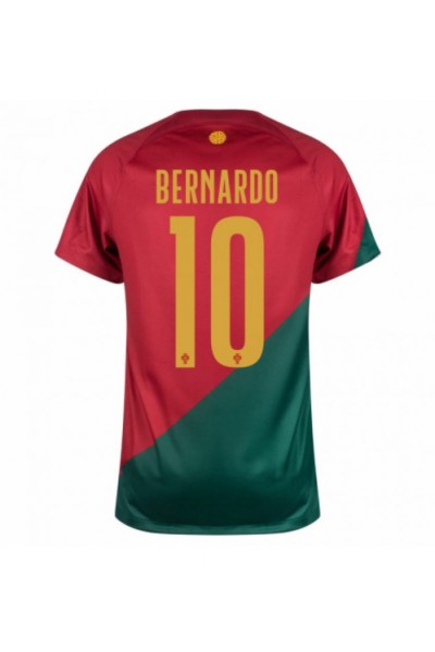 Fotbalové Dres Portugalsko Bernardo Silva #10 Domácí Oblečení MS 2022 Krátký Rukáv